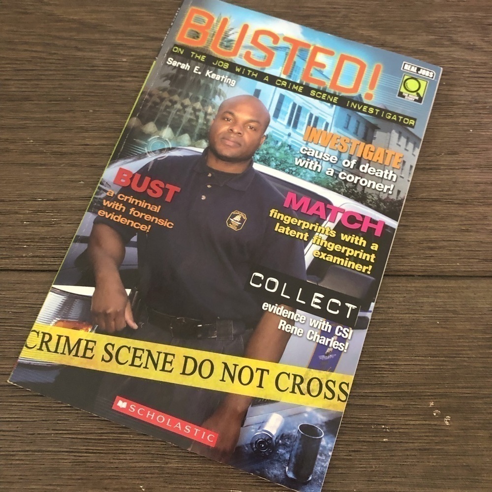 Busted! On the Job with a Crime Scene Investigator paperback book